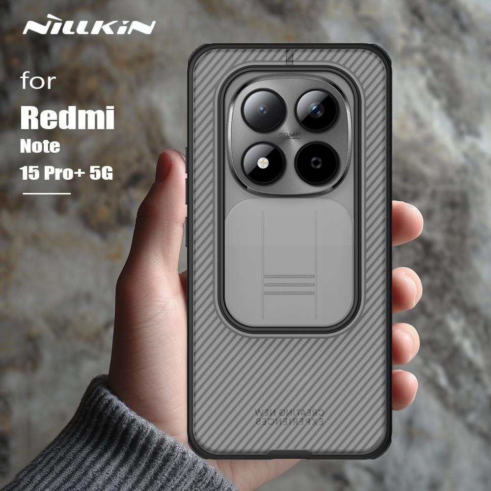 Для Xiaomi Redmi Note 15 Pro Plus 5G Чехол Nillkin Чехол CamShield Pro Ультратонкий Жесткий ПК Слайдер Защитная Крышка Камеры Защита Линзы Чехлы