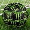 Powerful Energy Drink Logo Size 5 Soccer Ball,Indoor/Outdoor Suitable for Training Matches Tournaments Practice Games Perfect Gift for Fan