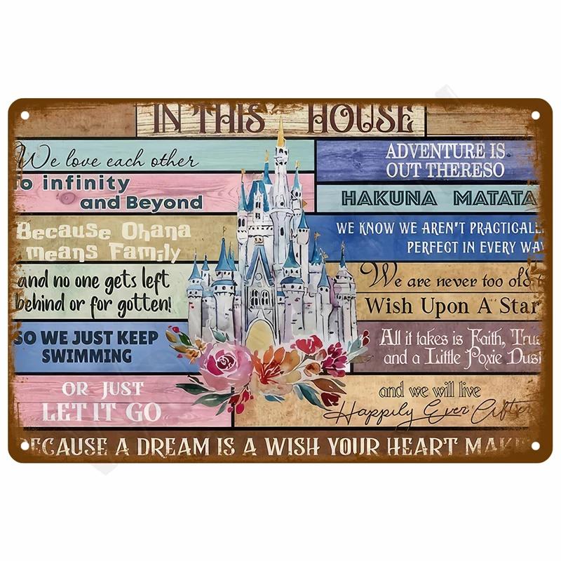 Винтажная металлическая пластина Жестяная табличка Тарелки Бар Ретро Металлическая вывеска Настенное искусство Мурал Эстетичные предметы декора для комнаты дома Постер Украшение для гаража