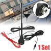 Active Amplified DAB+ FM Radio Aerial Antenna Car Universal Roof Antenna Mast Mount