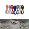 Прозрачный плетеный кабель Micro USB из ПВХ для быстрой зарядки смартфонов и устройств