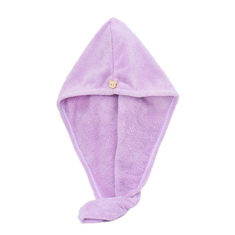Dry Hair Towel Women Quick Drying Cap Reusable Soft Shower Spa Hat Strong Water Absorbent Lady Girl Towels Bathroom Accessories