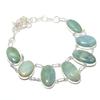 Aquamarine Gemstone 925 Sterling Silver Jewelry Necklace 18"