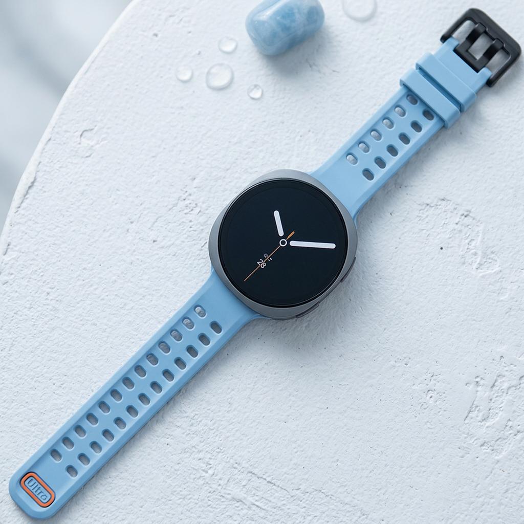 НОВЫЙ Оригинальный силиконовый ремешок для Samsung Galaxy Watch 9 8 40мм 44мм Спортивный браслет для Galaxy Watch 8 Classic 46мм Ремешок на запястье