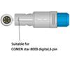 Совместимость с COMEN Star 8000 Digital, 6-контактный монитор пациента, многоразовый датчик SPO2, датчик пальца SPO2, мониторинг данных насыщения крови кислородом