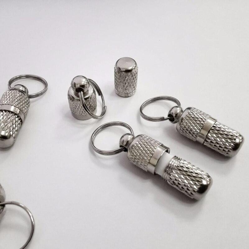 3 шт./лот, латунные подвески с защитой от потери, мини водонепроницаемая металлическая капсула, номер телефона, адрес, информационный чехол, аксессуары для домашних животных