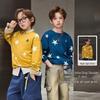 ASK JUNIOR Boys' Star Design Cotton Long-Sleeve T-Shirt