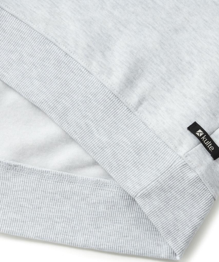 KULTE Snow Mountain Logo Crewneck L.Melange