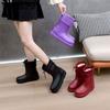 Женские и мужские теплые уличные короткие ботинки Зимние водонепроницаемые сноубутсы Нескользящие средней высоты с утолщенной и плюшевой подкладкой