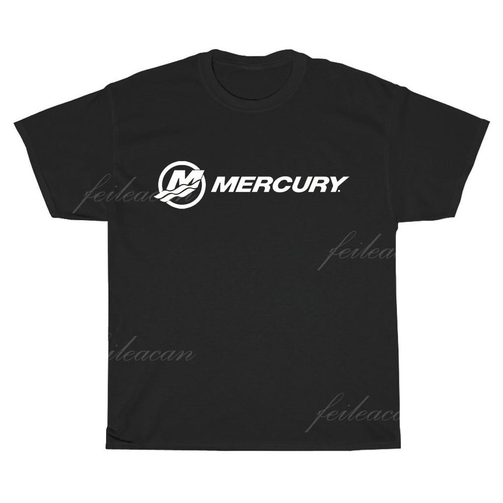 Новая футболка с логотипом Mercury Американская футболка Смешная Размеры от S до 5XL Унисекс Футболка