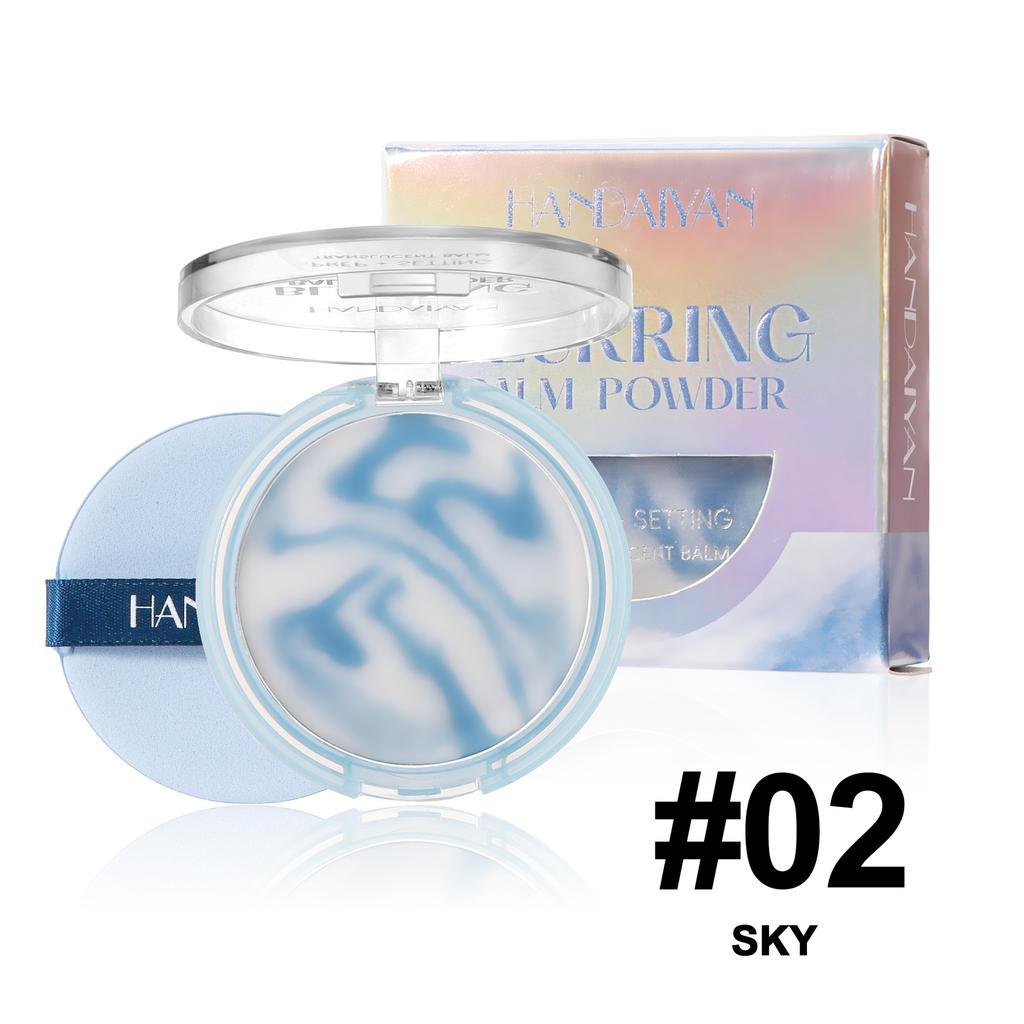 Three-dimensional Contouring, Natural, Lightweight, Waterproof, Oil-controlling, Non-stuck Matte Concealer Setting Powder