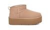 Boots UGG Beige Classic Ultra Mini Platform