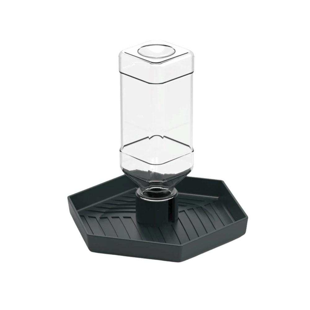 Anti-slip Reptiles Water Feeder Detachable Stable Automatic Water Dispenser Plastic Turtle Water Bowl for Amphibians