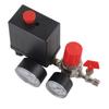 Small  Compressor Pressure Switch Control Valve Regulator with Gauges
