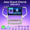 2 DIN Android Carplay автомобильное радио для Jeep Grand Cherok 2008-2013 мультимедийный проигрыватель головное устройство стерео GPS навигация BT WIFI 4+64 ГБ