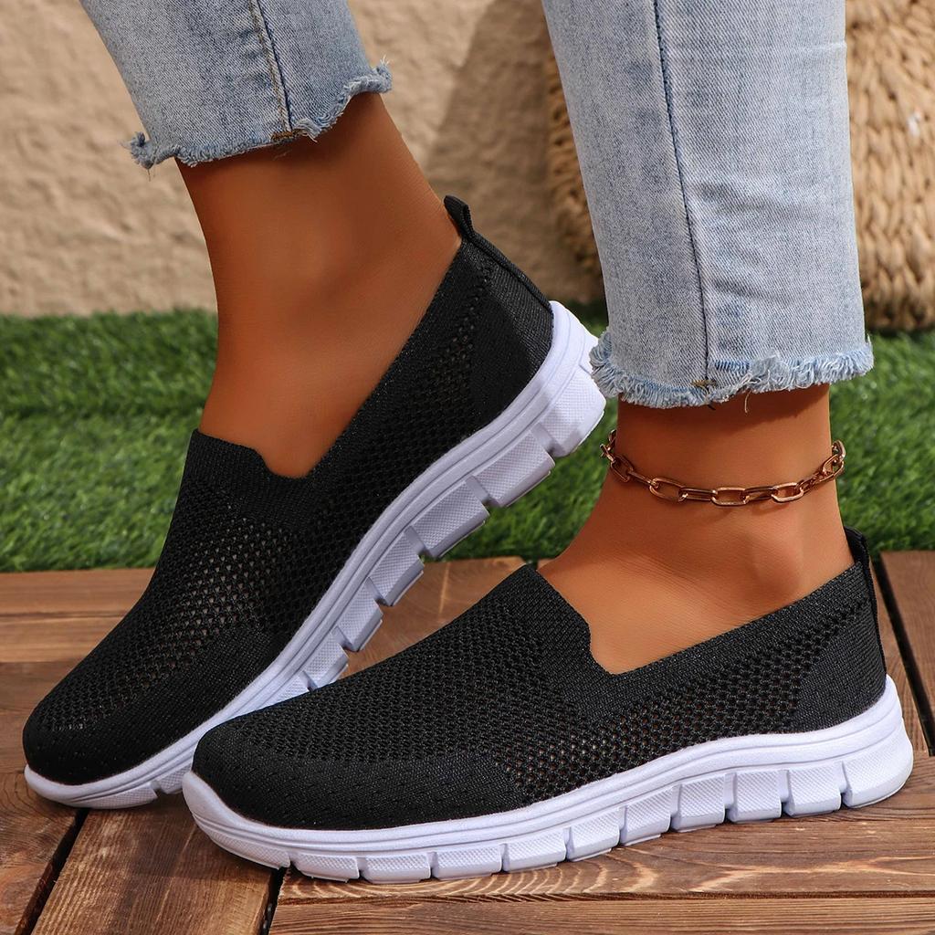 Fashion Women Sneaker 2025 New Summer Lightweight Shoes for Women Casual Flat Sneakers Plus Size Loafers Anti Slip Tennis Sneakers Women