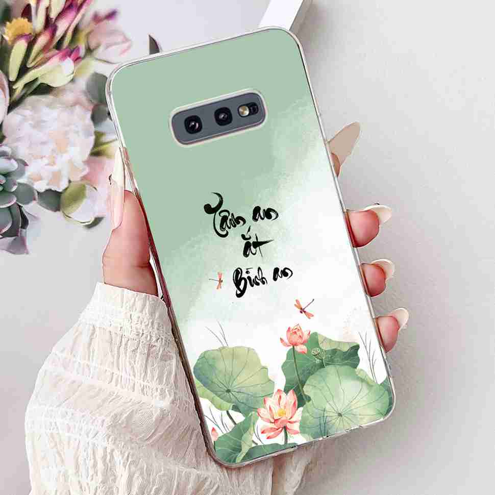 For Samsung Galaxy S10e SM-G970 Case Fashion Painted Flowers Soft Silicone TPU Cover For Samsung S10e S10E SM-G970F 5.8" Bumper