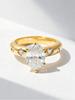 925 Sterling Silver Fashion Personality Oval Zircon Ring For Women Engagement Wedding High Quality Luxury Fine Jewelry