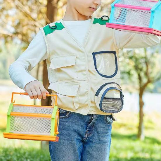 House Shape Foldable Portable Butterflies Cage Butterflies Mesh Terrarium Habitat Net Box Garden Supplies