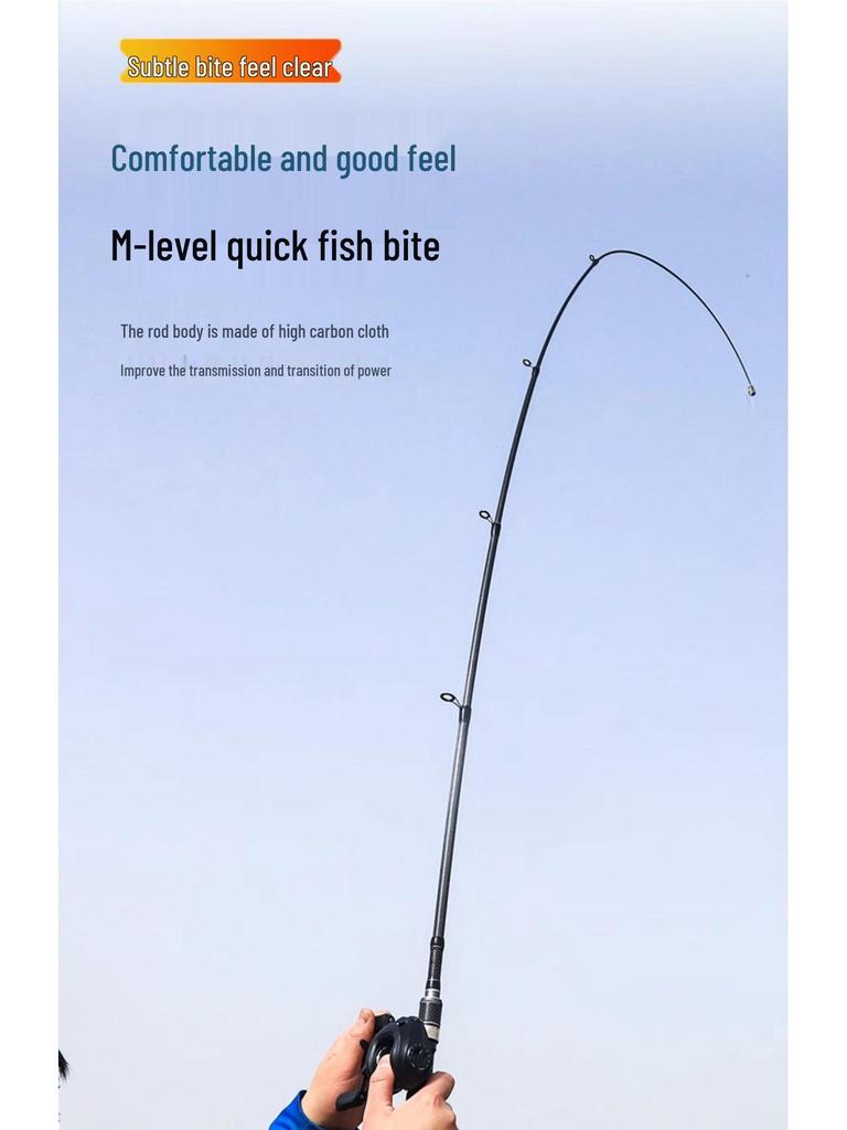 Портативный мини-телескопический спиннинг: Японский и корейский дизайн, Жесткий гладкий поплавок, Короткий кастинговый раздел E18