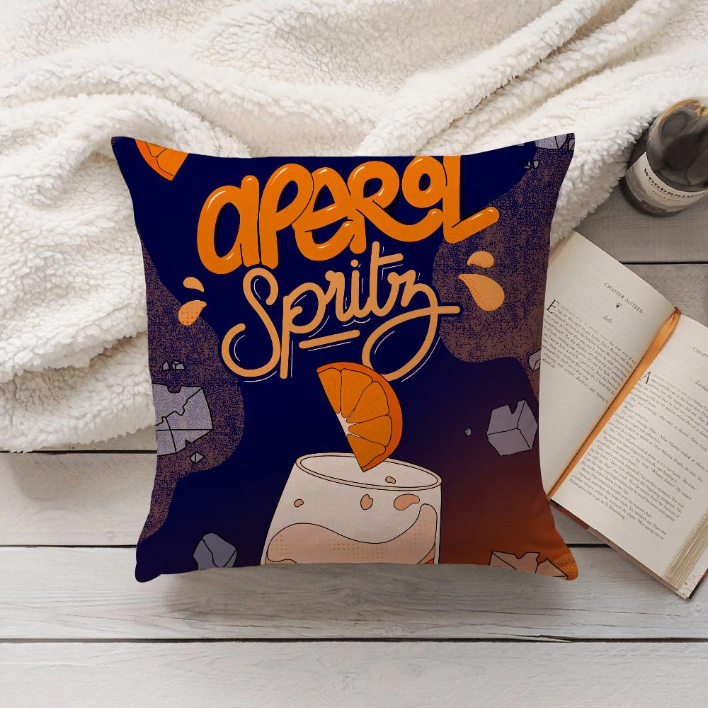 Fashion Cool AAperolS Pillow Case Home Decoration Cushion Cover Suitable For Bedroom Car Office Sofa