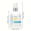 SPF60+ Daily Sun Protection Broad Spectrum - Hydroxy Acid and Vitamin E, Fast Absorption, Waterproof and Sweat-proof, Sunscreen, Suitable for The Body