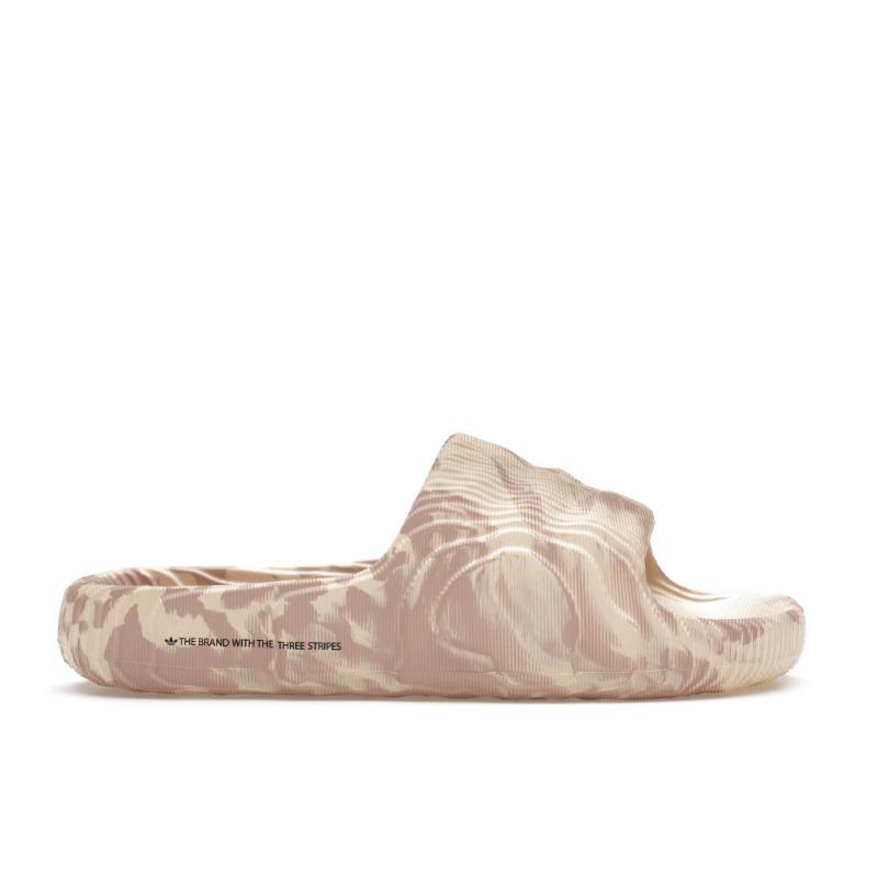 adidas Кроссовки Adilette 22 Slides Sand Strata Wonder Taupe Unisex Cream Core-Black HP6516