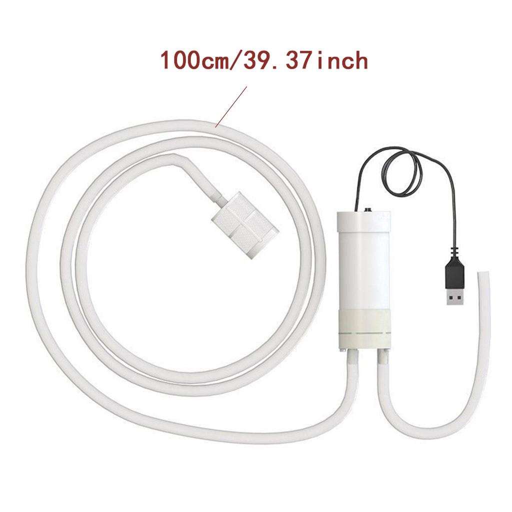 Электрический сифонный насос USB для перекачки вина с шлангом и компактным дизайном