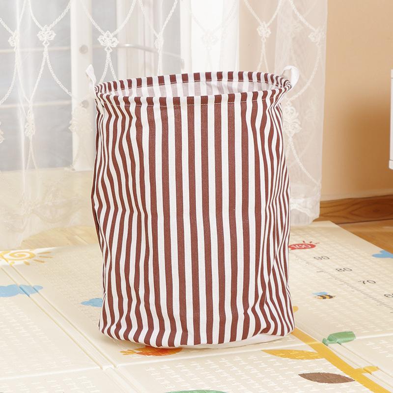 Large Capacity Fabric Laundry Basket Folding Waterproof Clothes Storage Basket Home Children Toy Sundries Storage Bag Organizer