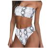 Women's Printing Padded Push Up 2 Piece Bikini Hollow Out Swimsuits Beachweart
