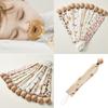 Lovely Baby Pacifier Clip Chain Toddler Teething Toy Fixing Belt Cotton Pacifiers Holder Leash for Newborns Infants