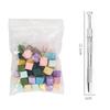Color Smearing Mini Sponge Block 4 Paw Nail Charms Pick Up Pen Gradient Sponge Powder Puff Creative Nail Accessories Supply