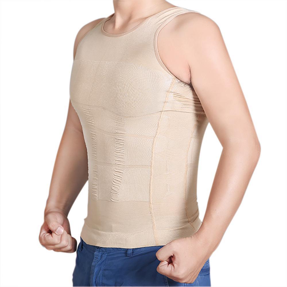 Slim 'n Lift Seamless Men's Tummy Control Body Shaper Vest