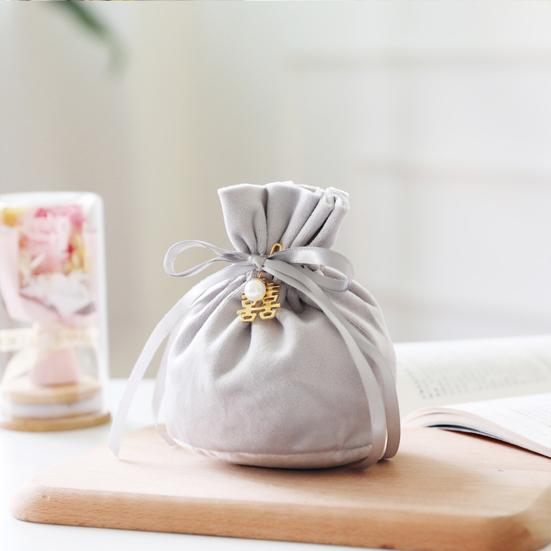 Конфетный мешок с искусственным жемчугом креативный шнурок для хранения рождественских свадебных украшений