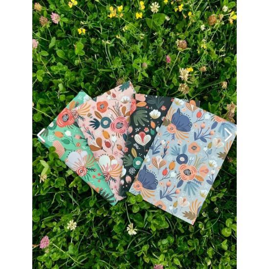 Блокнот без подкладки Набор из 4 блокнотов 13x20см Подарочный блокнот