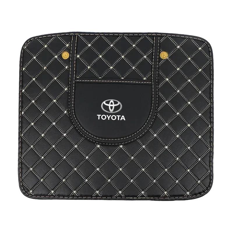Car Seat Back Storage Protective Pad Prevent Kick Mat for Toyota Trd GR Land Cruiser Camry Highlander Corolla Yaris Chr Auris RAV4