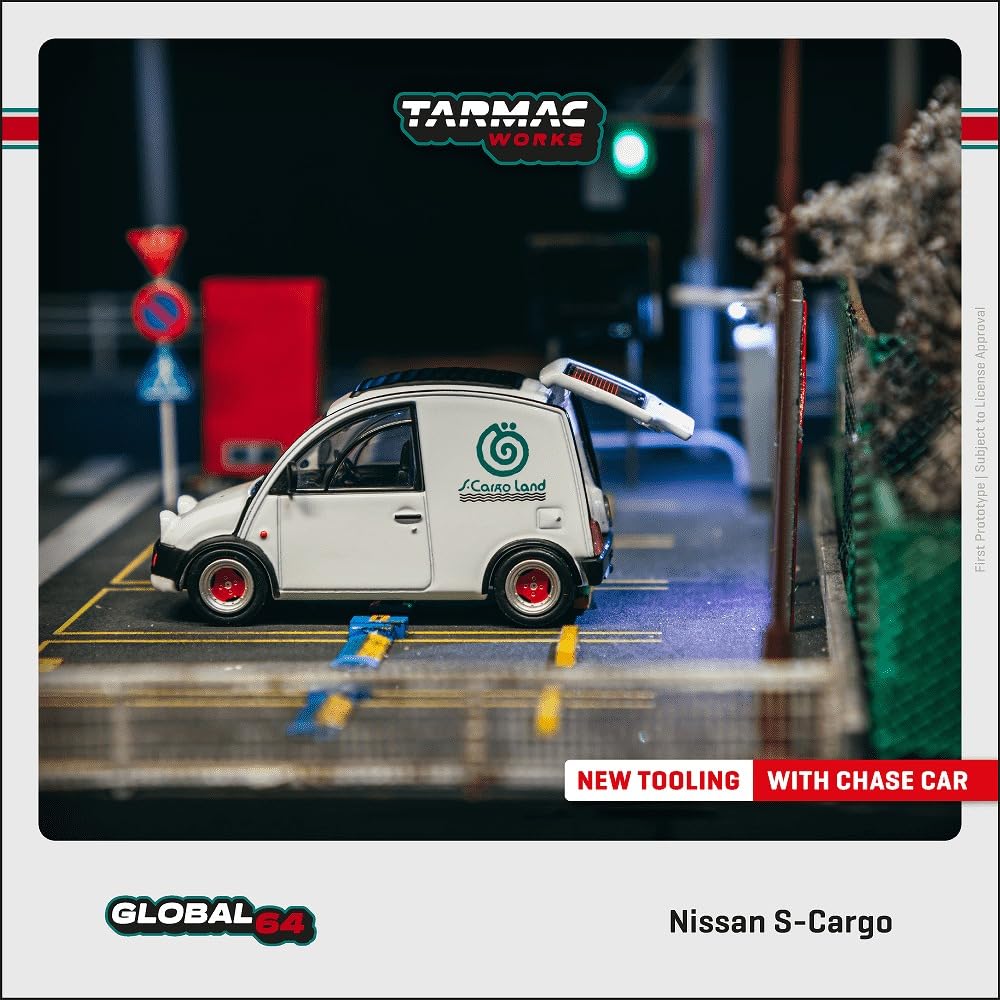 Speedmaster Japan TARMACWORKS Nissan Белый Готовая Модель 1/64 S-Cargo T64G-073-WH