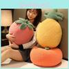 Adorable Plush Fruit Toys Strawberry Pineapple Orange Decor Girls Kids Gift