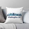 Washington Dc Skyline Pillowcase Polyester Linen Velvet Creative Zip Decor Home Cushion Case