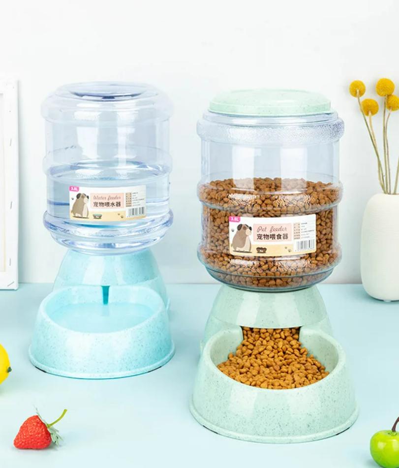 Миски для кормления домашних животных большой емкости, маленькая миска для корма для собак, автоматический диспенсер для воды, миски для кошек, миски для кормления домашних животных, миска для питья воды