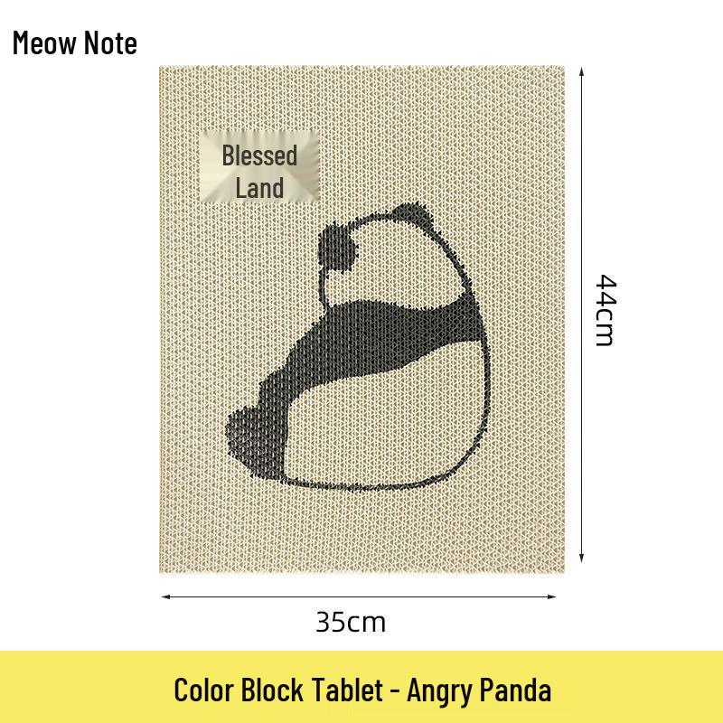 Wall-Mounted Self-Adhesive Cat Scratcher: Vertical Corrugated Cardboard for Claw Sharpening, Scratch-Resistant, Wear-Resistant