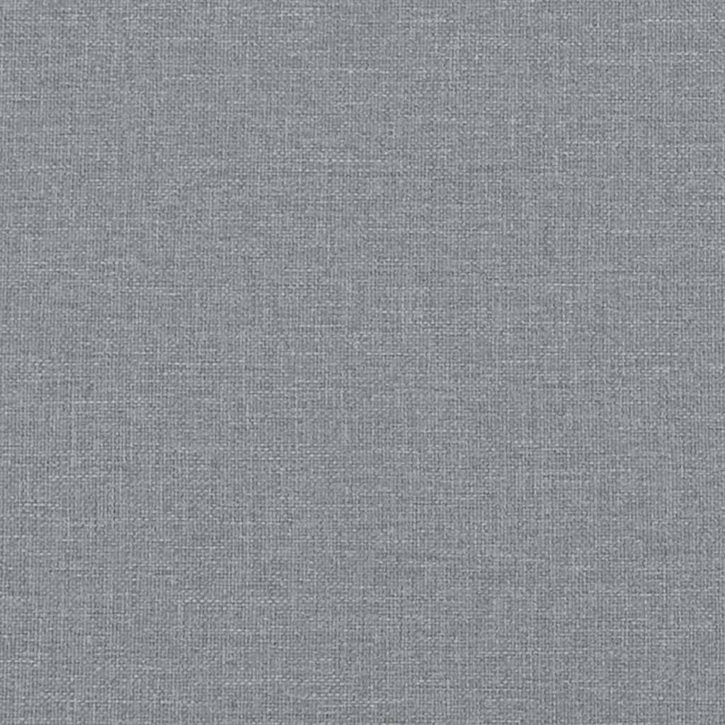 Footstool Light Grey 70x55x41 cm Fabric