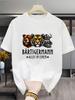 Unisexs T Shirt Summer Vintage BRtigerunisexn Print Unisex Tee Streetwear Casual Trendy Oversize Short Sleeve Harajuku ONeck Hip Hop