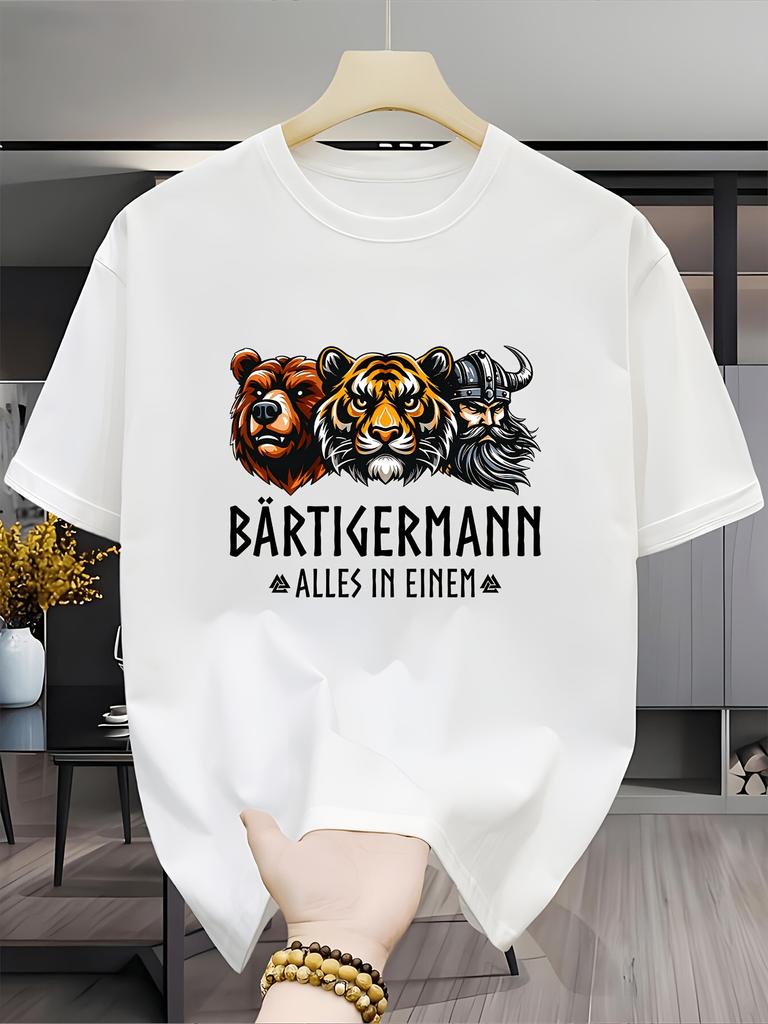 Unisexs T Shirt Summer Vintage BRtigerunisexn Print Unisex Tee Streetwear Casual Trendy Oversize Short Sleeve Harajuku ONeck Hip Hop