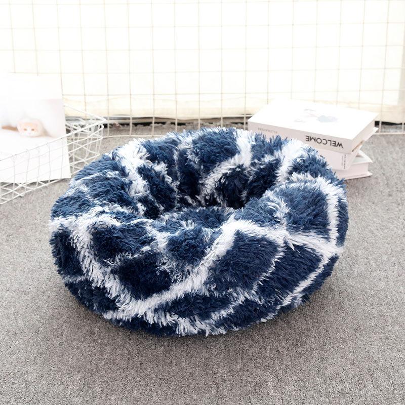 Doghouse Detachable Round Plush Pet Litter Cat Litter Warm Pet Supplies Dog Bed Pet Bed Pet Mat