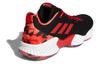 adidas Pro Bounce 2018 Износостойкие Дышащие Низкие Беговые Кроссовки Унисекс Черно-Красные F36943