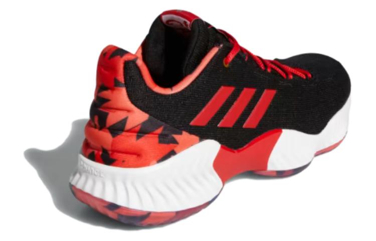 adidas Pro Bounce 2018 Износостойкие Дышащие Низкие Беговые Кроссовки Унисекс Черно-Красные F36943