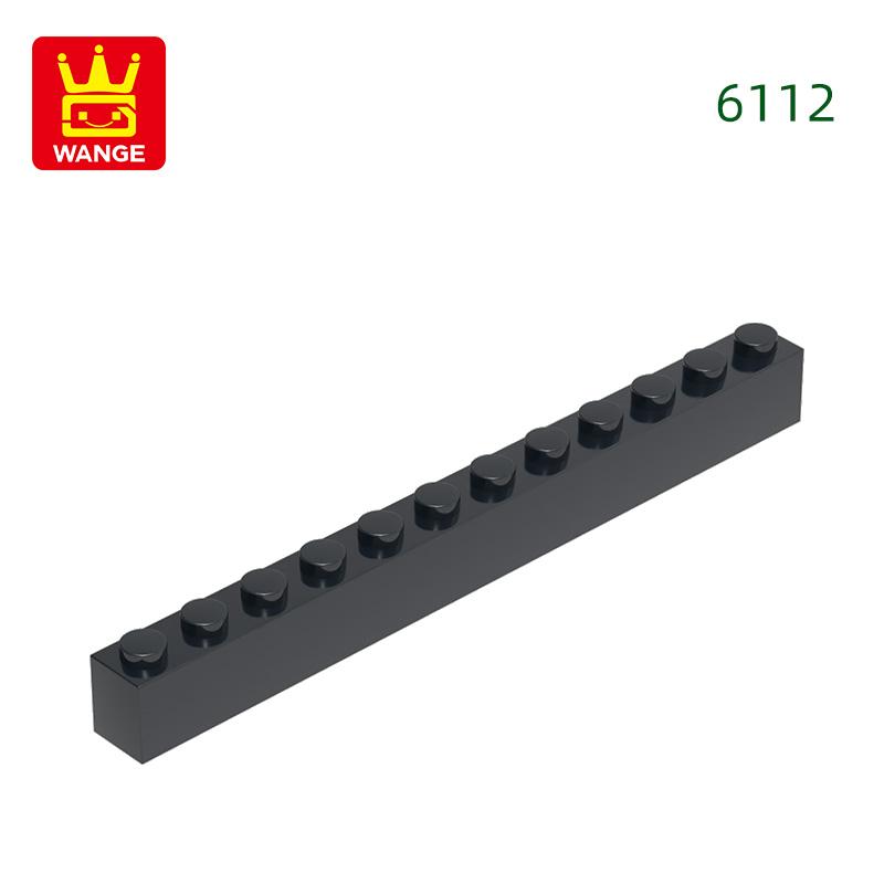 Нетоксичный 22 шт./лот 6112 1x12 Высокий 12-отверстий Строительный блок Moc Цветные Аксессуары Совместимые с Кирпичом Diy Детская игрушка Сборка Подарок