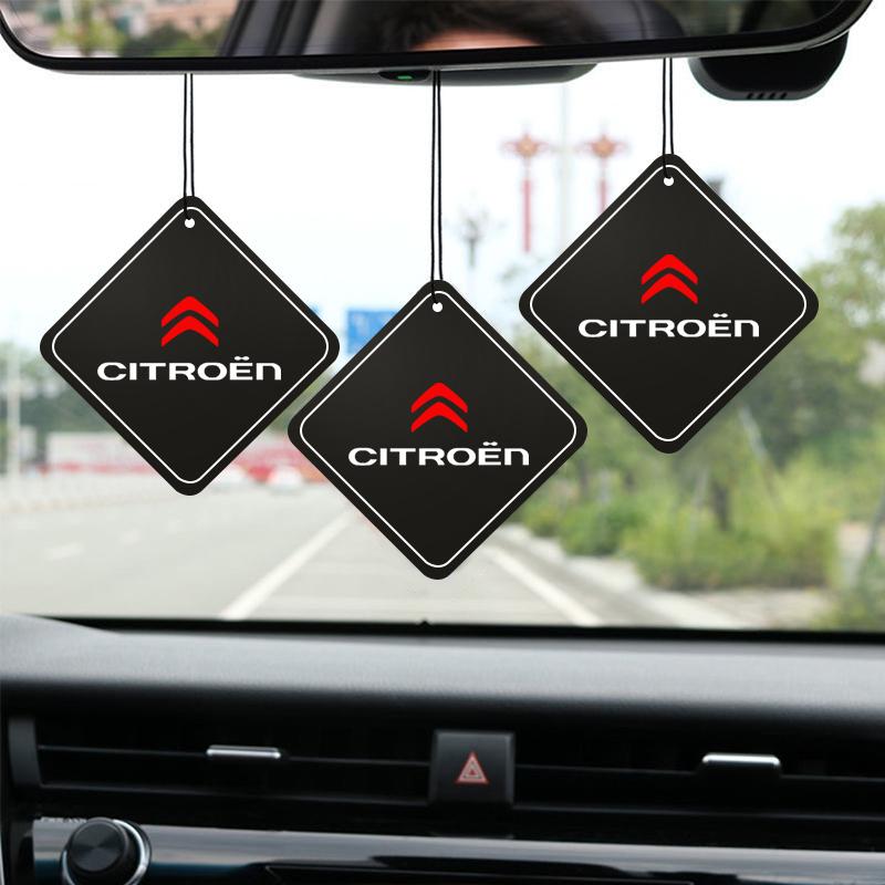 Car Fragrance Tablets Air Freshener Perfume Decoration Pendant For Citroen C4 C3 C2 Berlingo Xsara Grand Car Flavoring keychain