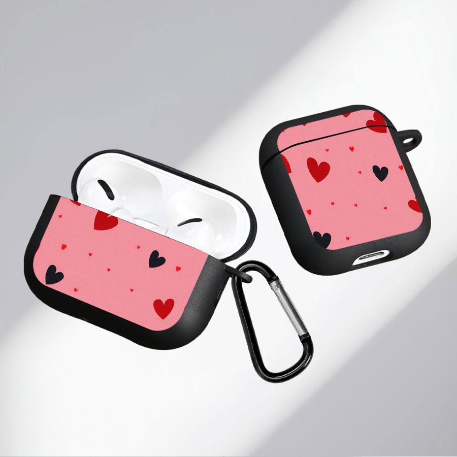 Ретро Любовь Красный Черный Чехол Для Airpods 2 3 4 Pro2 Pro3 Pro 1 Мягкий Чехол-Крышка Для Наушников